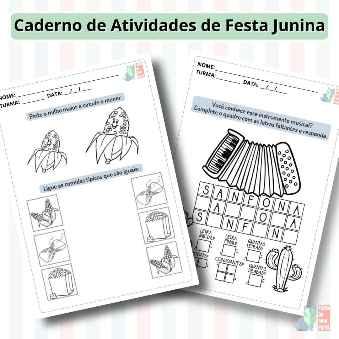 Caderno de Atividades de Festa Junina — imagem 4