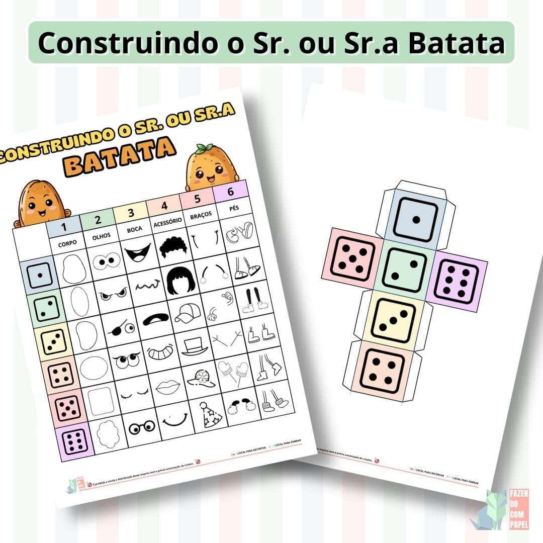 Construindo o Sr. ou Sr.a Batata — imagem 3