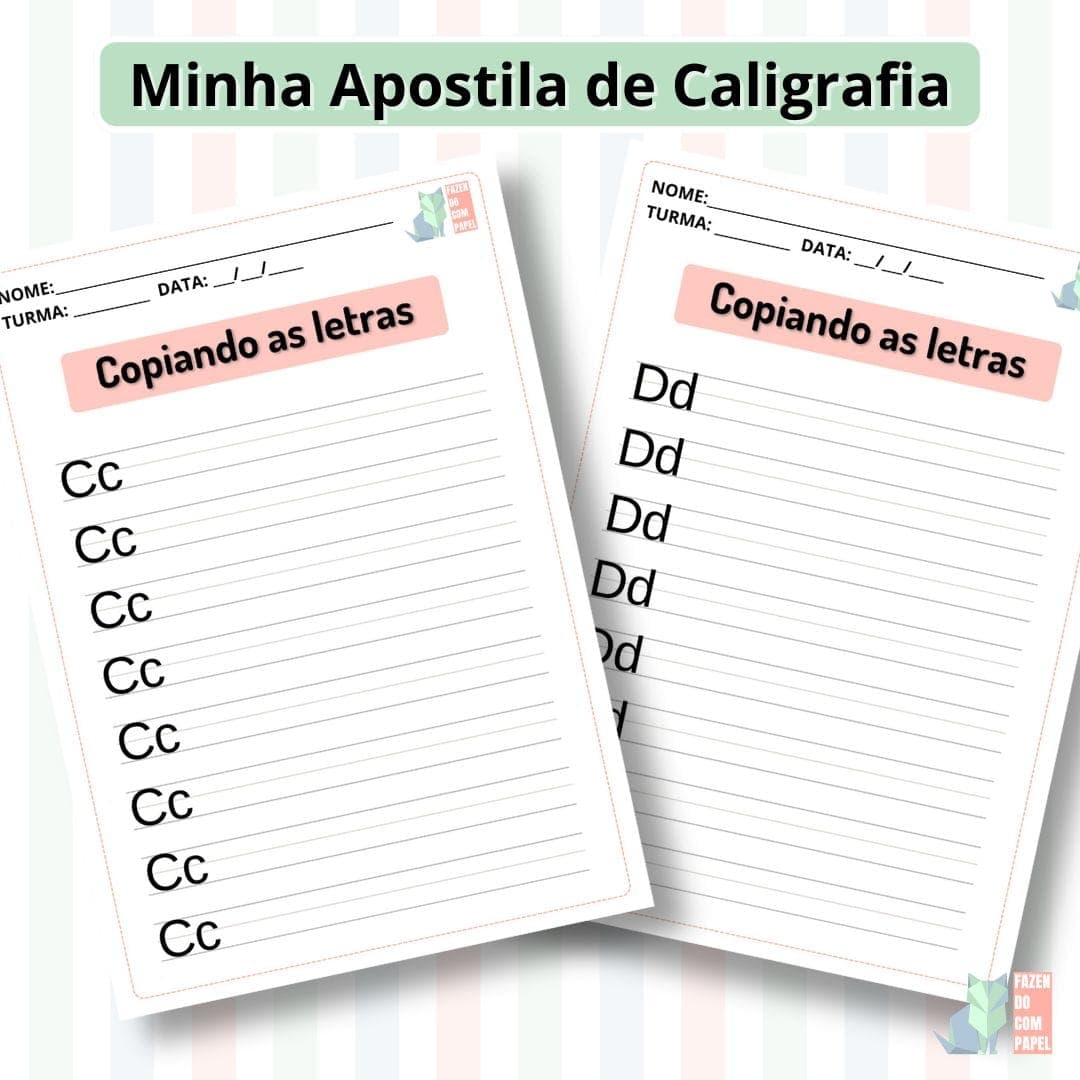 Minha Apostila de Caligrafia — imagem 4