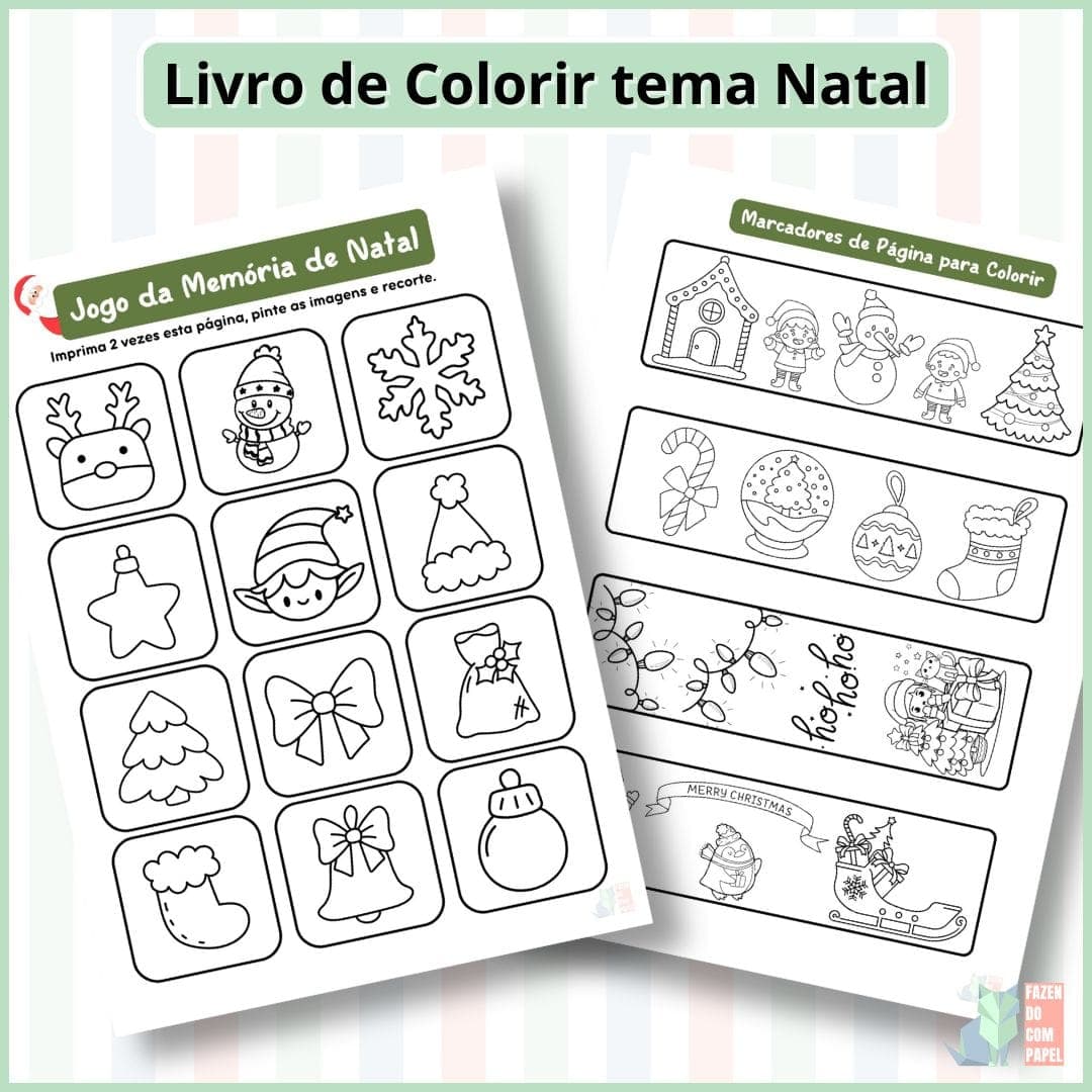 Livro de Colorir tema Natal — imagem 3