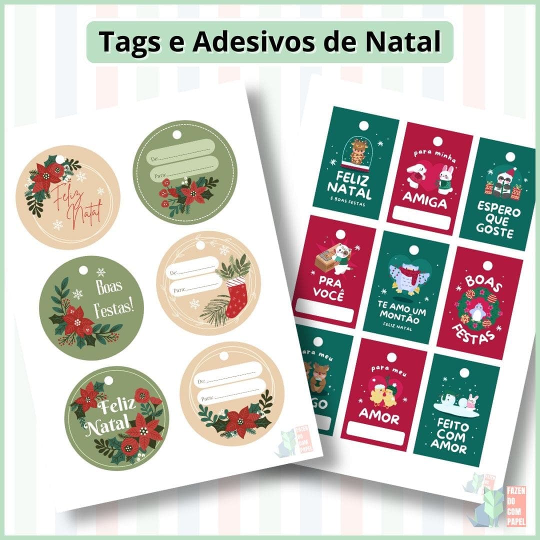 Tags e Adesivos de Natal — imagem 5