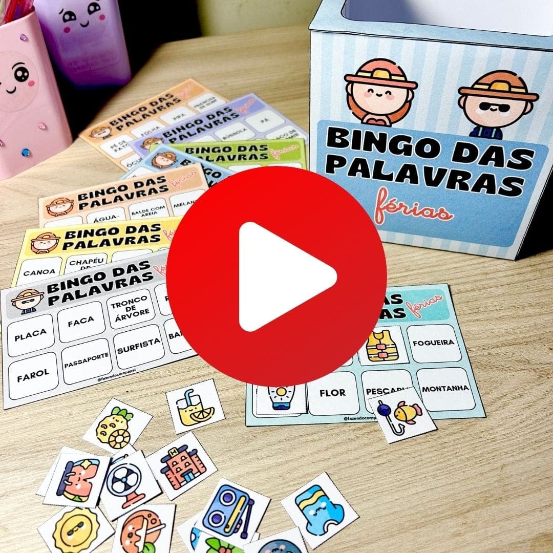 Bingo das Palavras - Férias — imagem 2