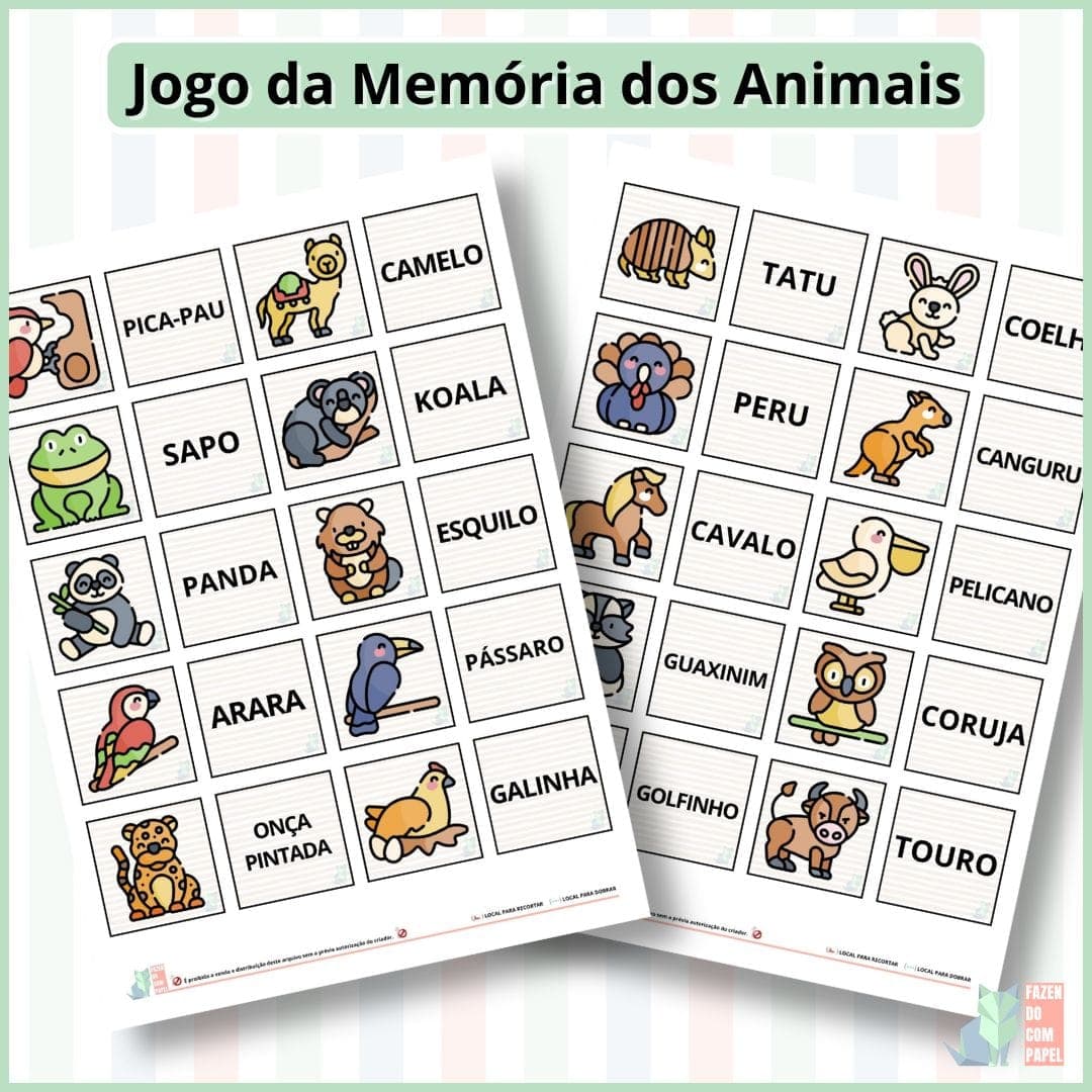 Jogo da Memória dos Animais — imagem 4