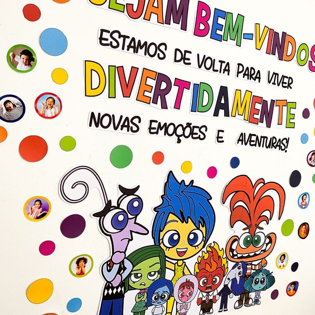 Painel de Volta às Aulas Divertidamente — imagem 3
