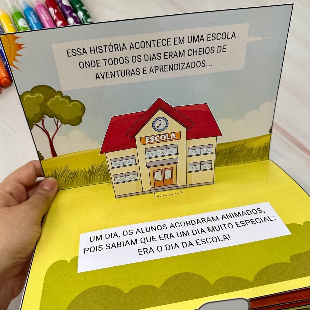 Livro 3D Dia da Escola — imagem 2