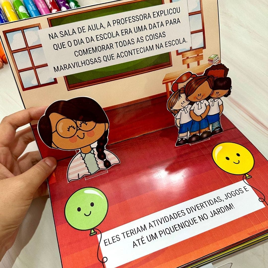 Livro 3D Dia da Escola — imagem 3