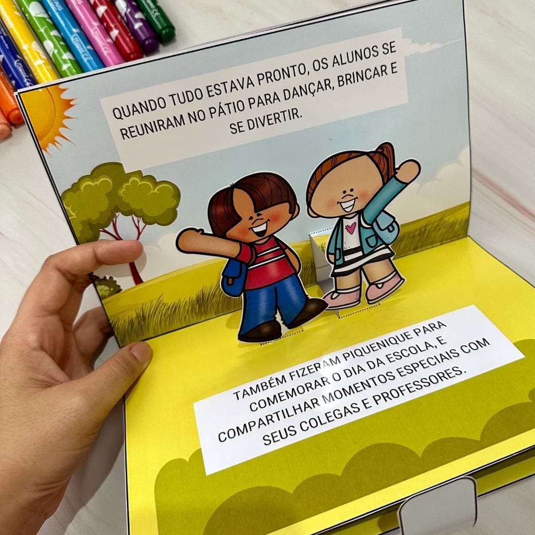 Livro 3D Dia da Escola — imagem 5