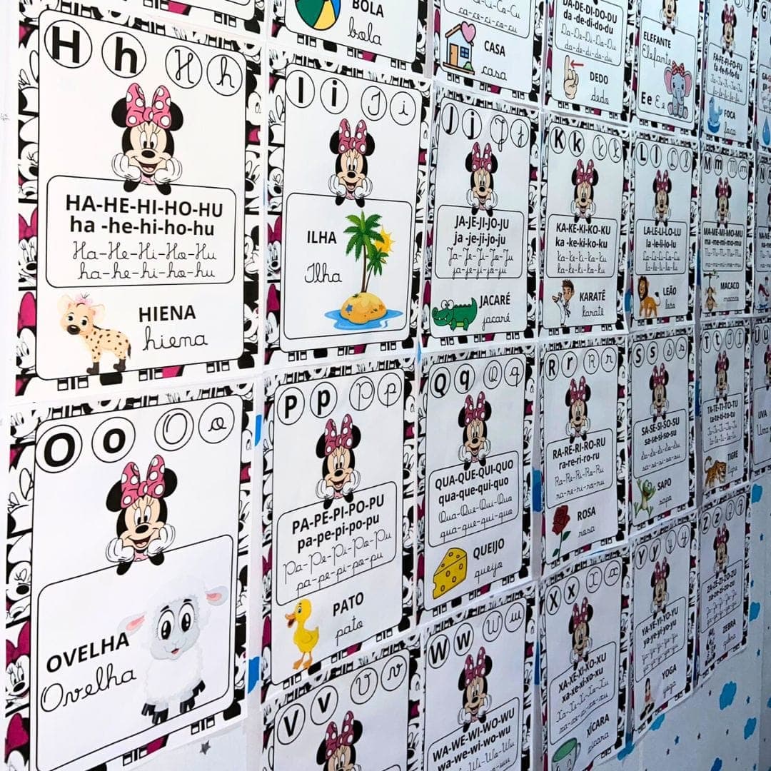 Silabário Simples de Parede Minnie — imagem 2