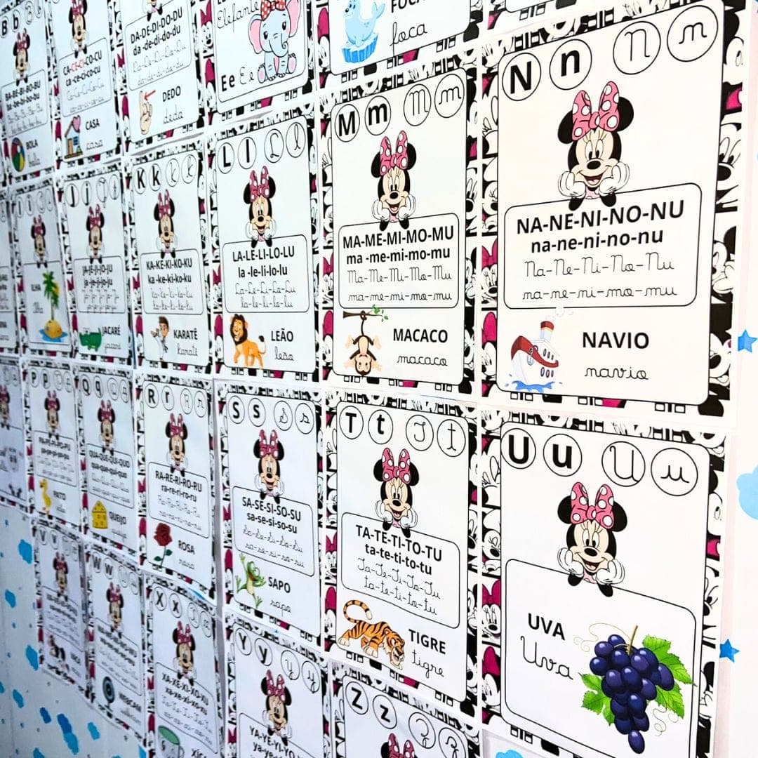 Silabário Simples de Parede Minnie — imagem 3