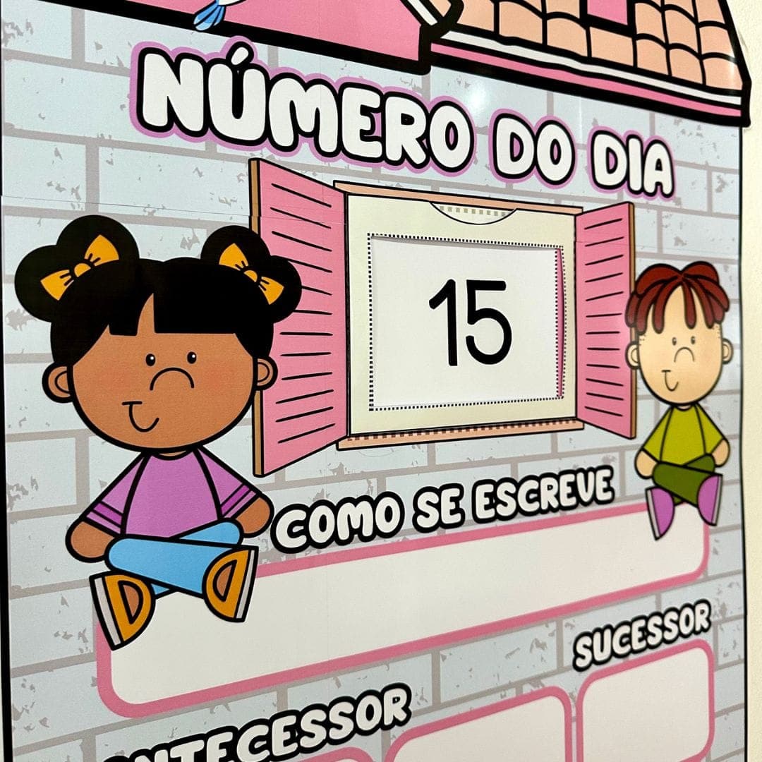 Cartaz Número do Dia — imagem 5