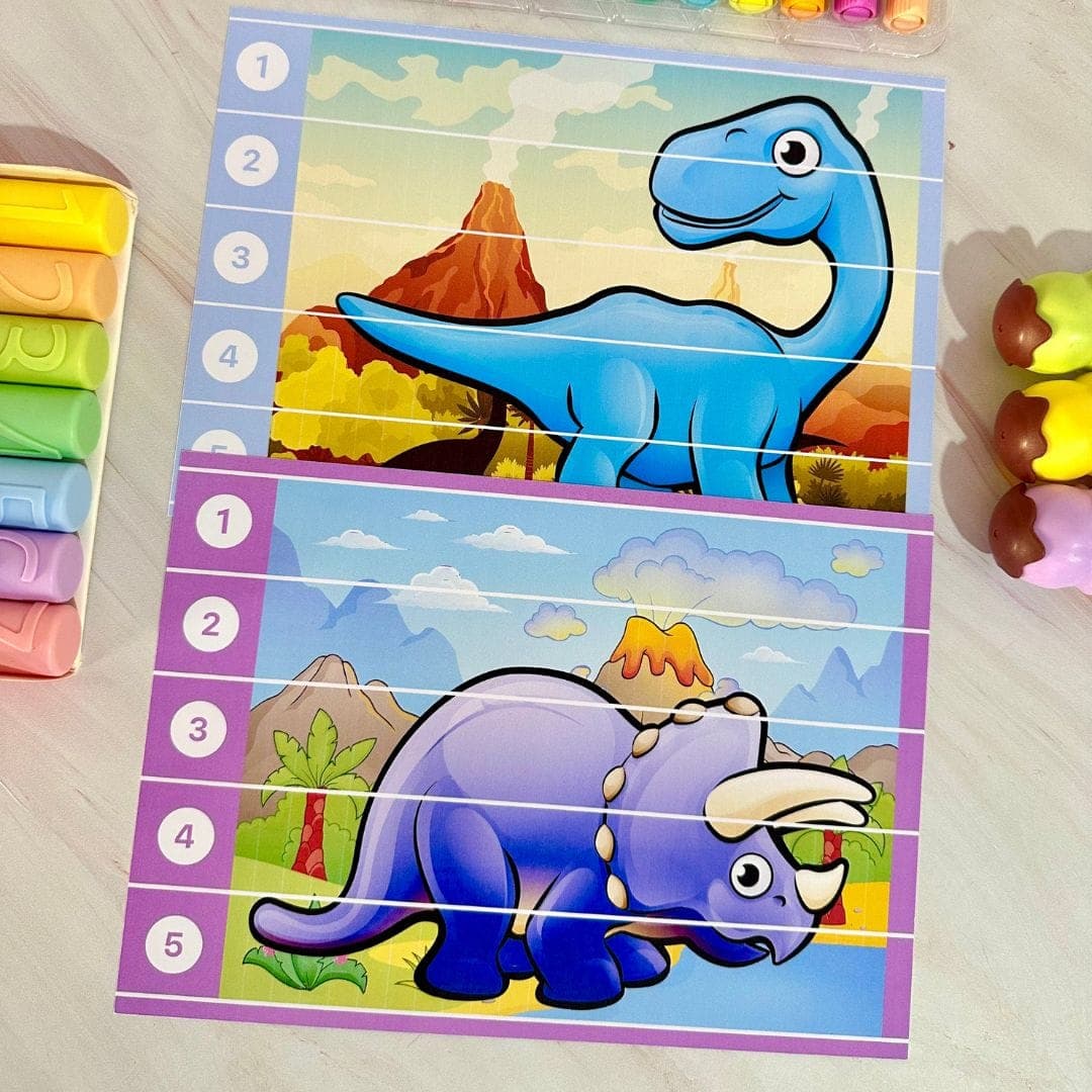 Quebra-Cabeça Dinossauro — imagem 3