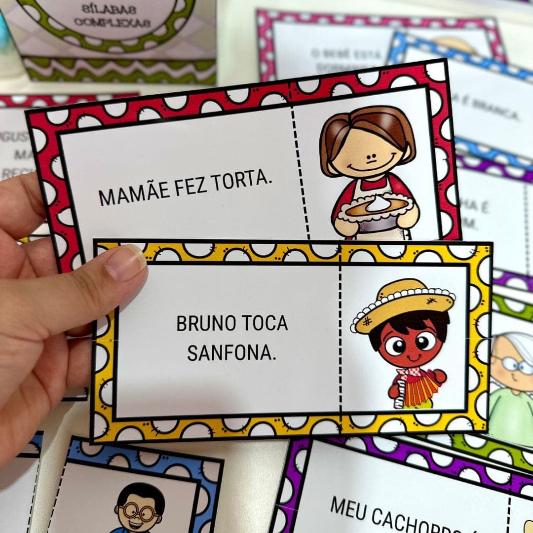Quebra-cabeça das Frases Sílabas Complexas — imagem 4
