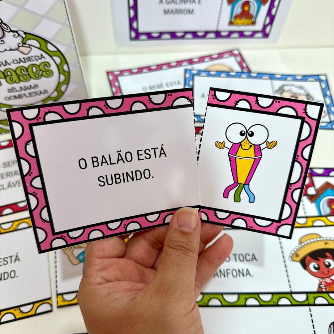 Quebra-cabeça das Frases Sílabas Complexas — imagem 5