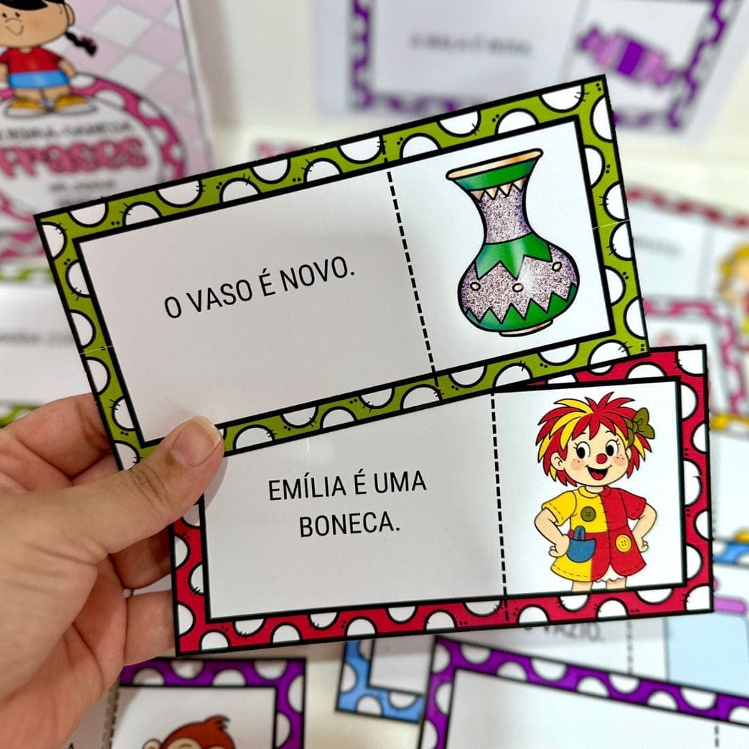 Quebra-cabeça das Frases Sílabas Simples — imagem 5