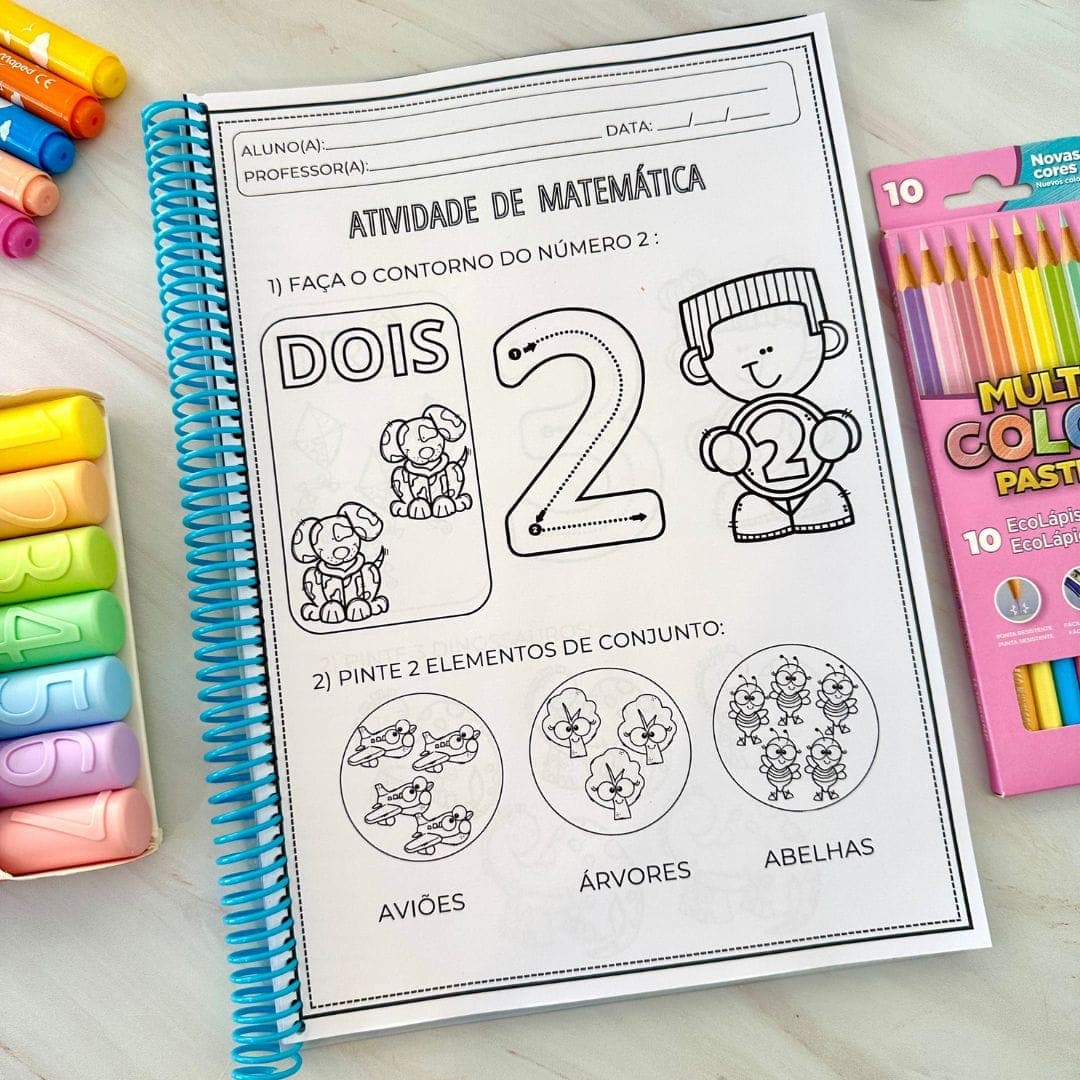 Apostila Numerais de 1 a 20 — imagem 3