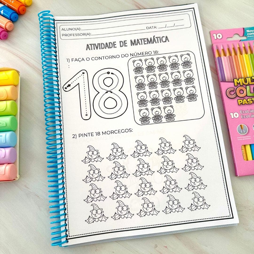 Apostila Numerais de 1 a 20 — imagem 5