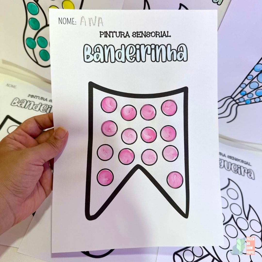 Pintura Sensorial Festa Junina — imagem 2