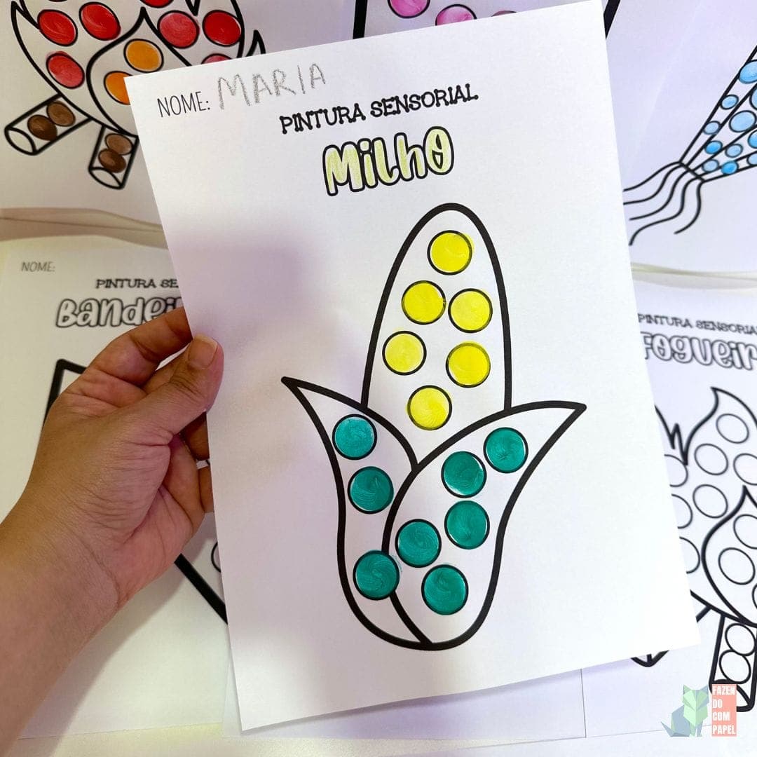 Pintura Sensorial Festa Junina — imagem 4