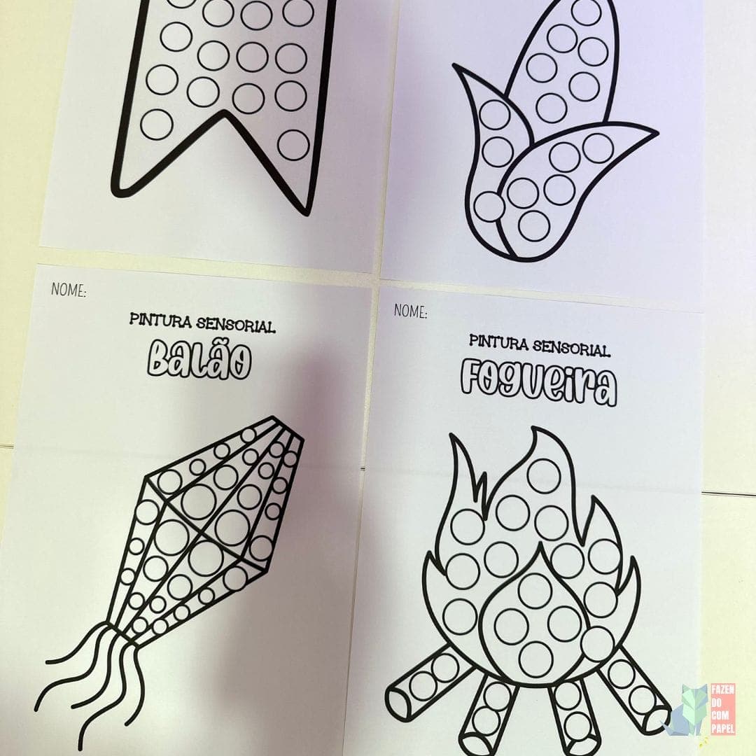 Pintura Sensorial Festa Junina — imagem 5