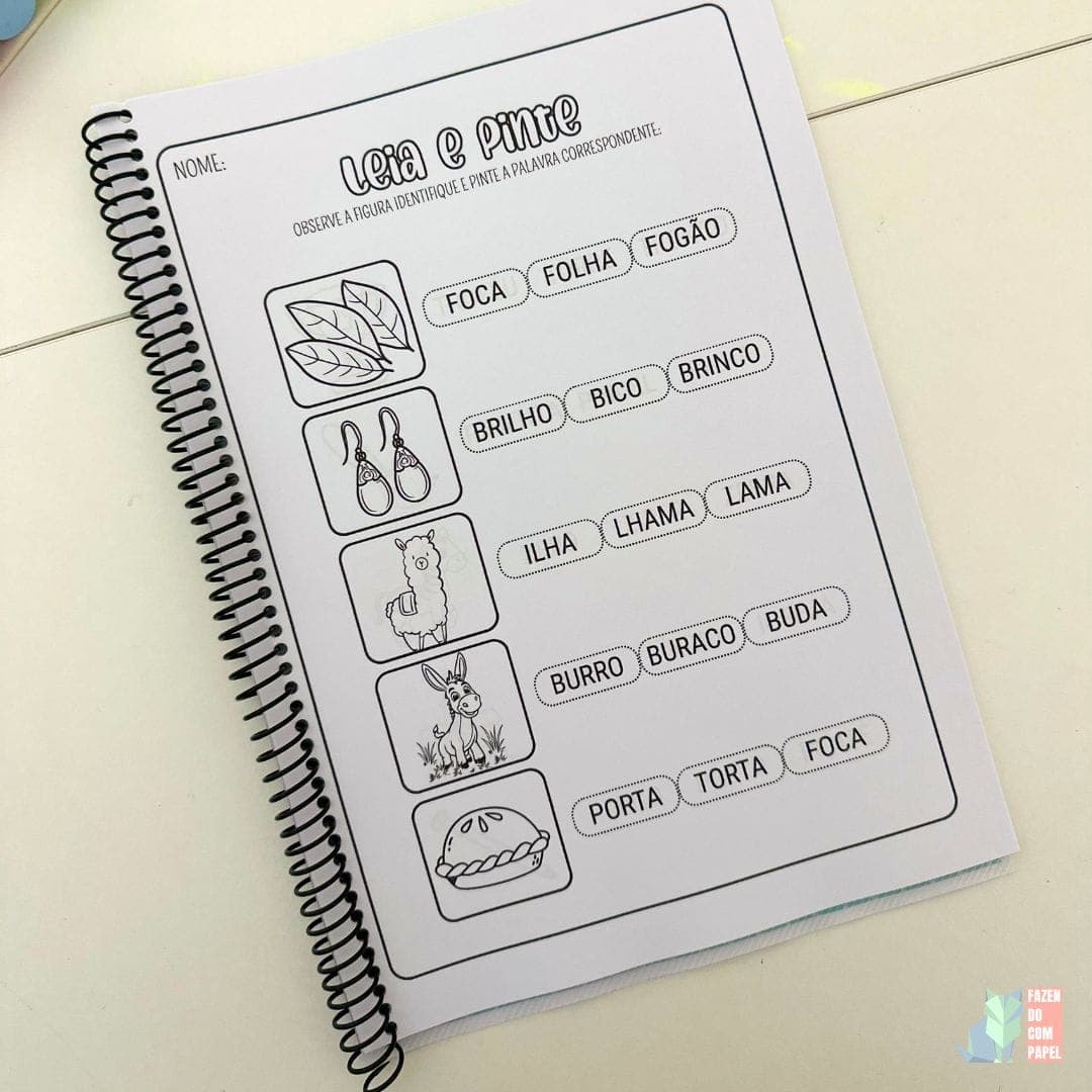 Leia e Pinte - Sílabas Complexas — imagem 2