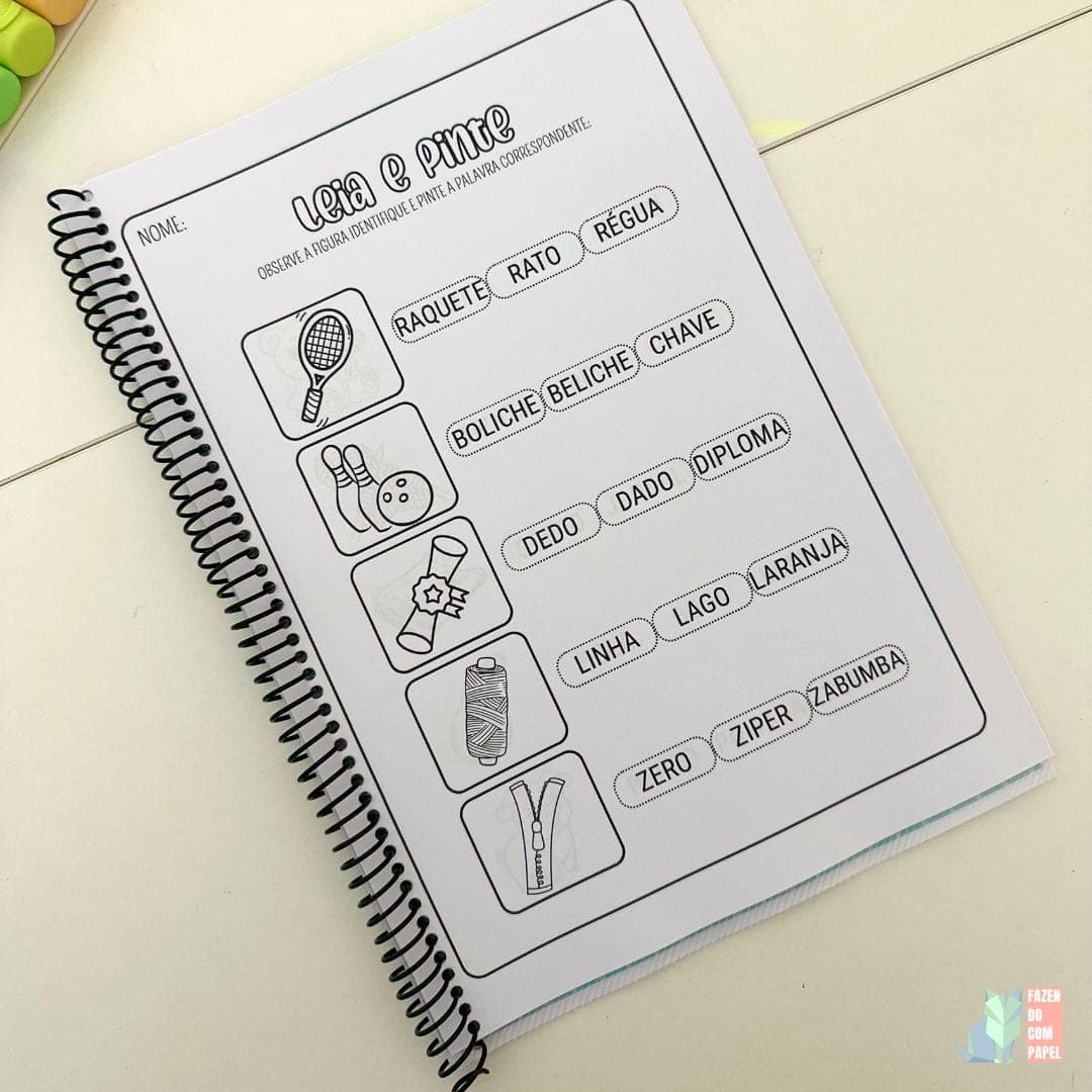 Leia e Pinte - Sílabas Complexas — imagem 4