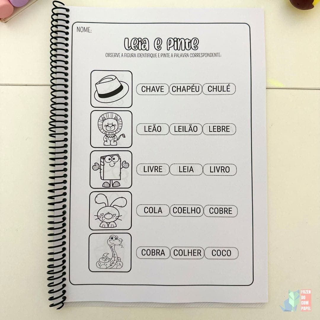 Leia e Pinte - Sílabas Complexas — imagem 5