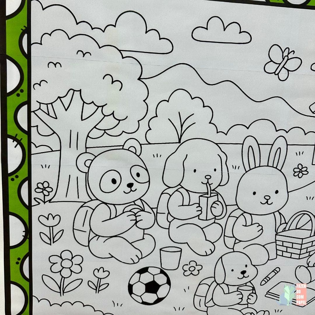 Painel para Colorir Volta às Aulas — imagem 3