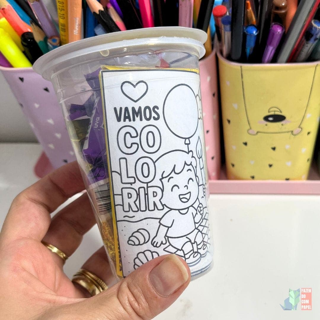Lembrancinha no Copo - Dia das Crianças — imagem 2