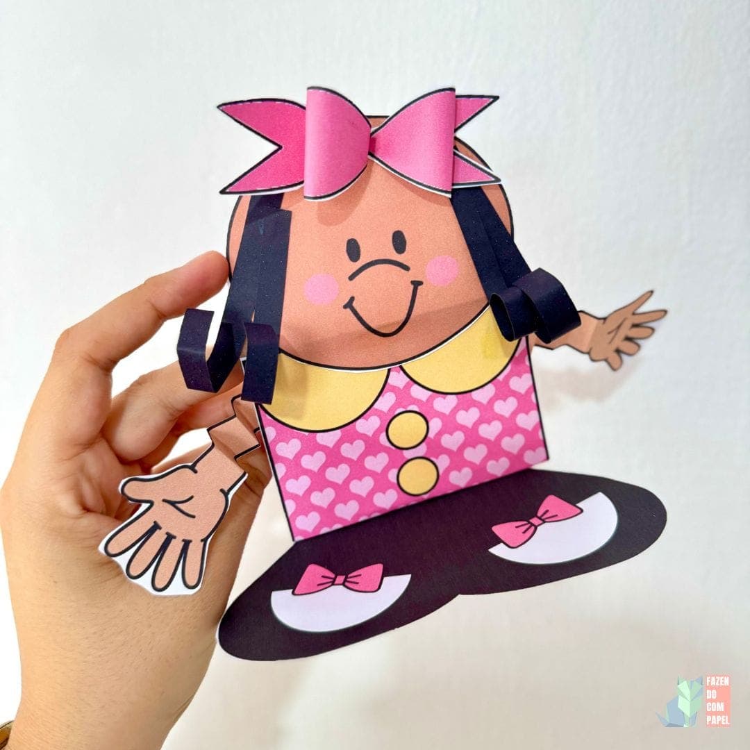 Atividade 3D Menina Bonita do Laço de Fita — imagem 5