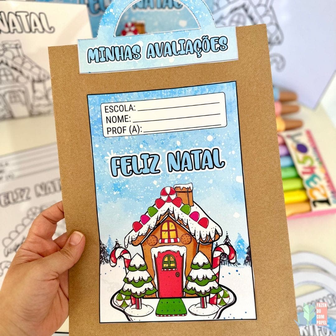 Kit Capas de Atividades Casinha de Natal — imagem 5