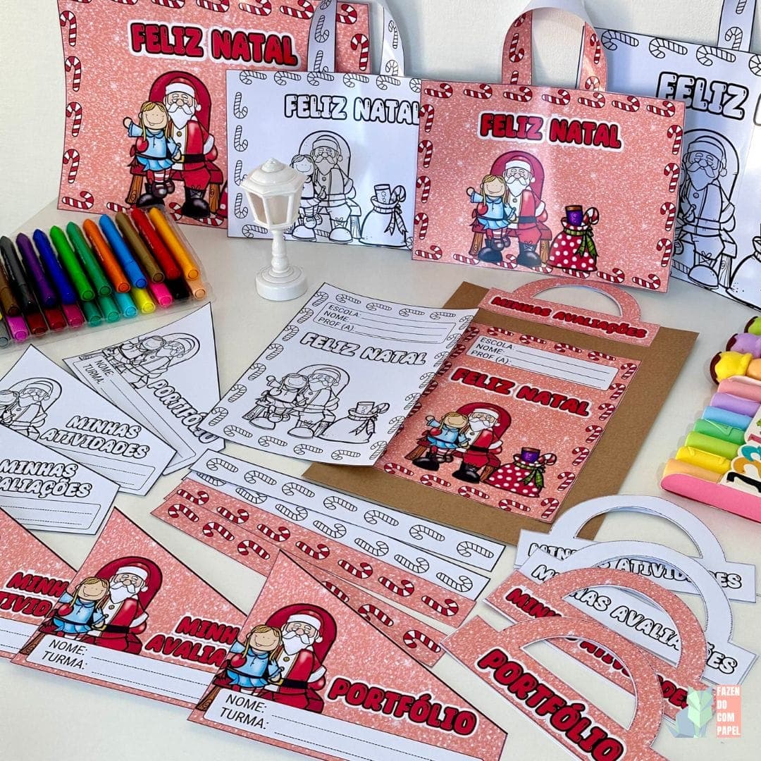 Kit Capas de Atividades Papai Noel — imagem 2