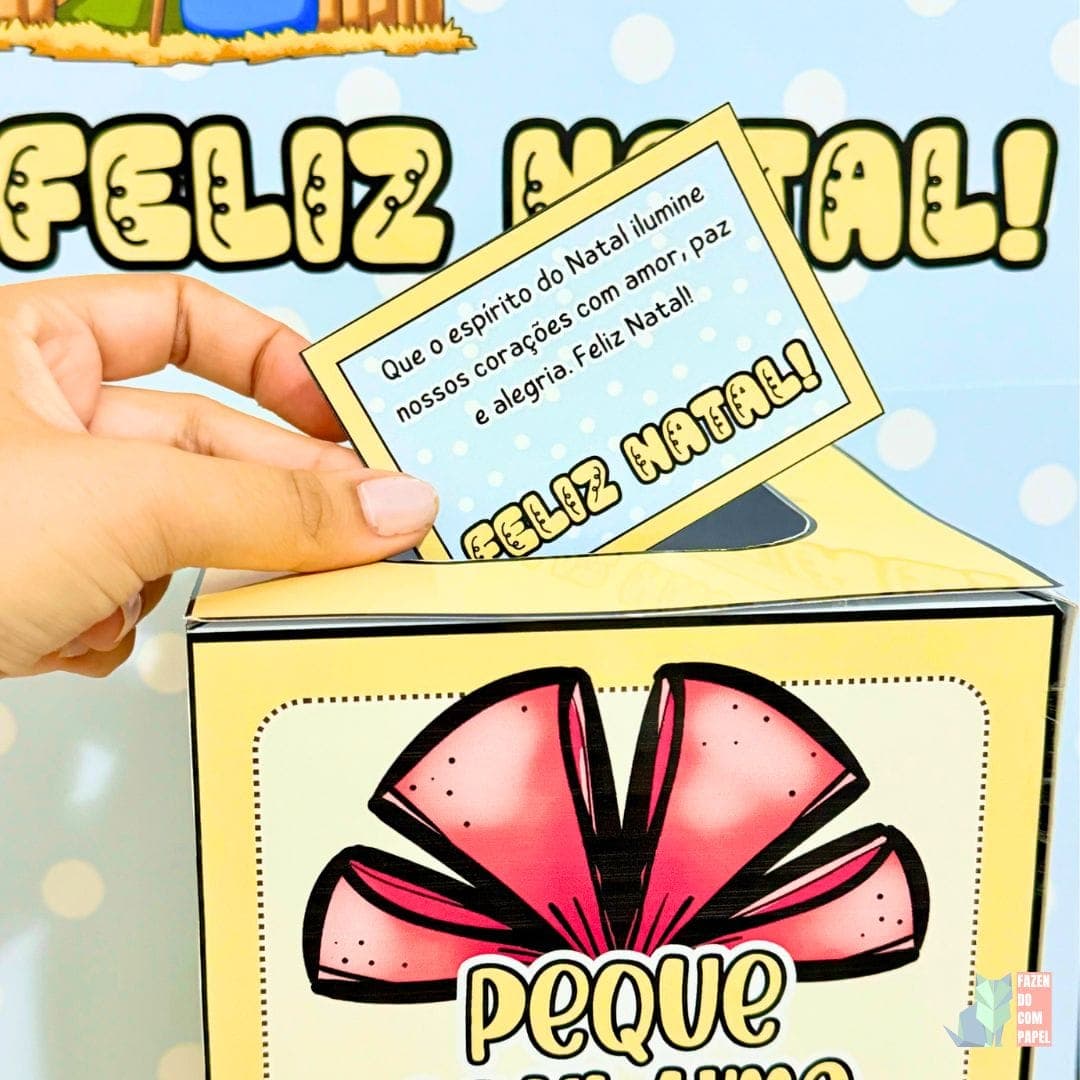 Cartaz Mensagem de Natal — imagem 3