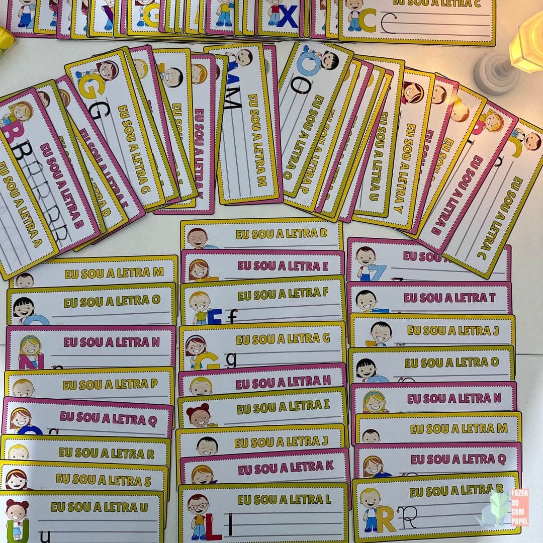 Fichas de Traçado do Alfabeto — imagem 2