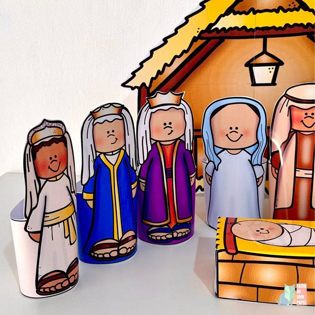 Presépio 3D Colorido — imagem 2