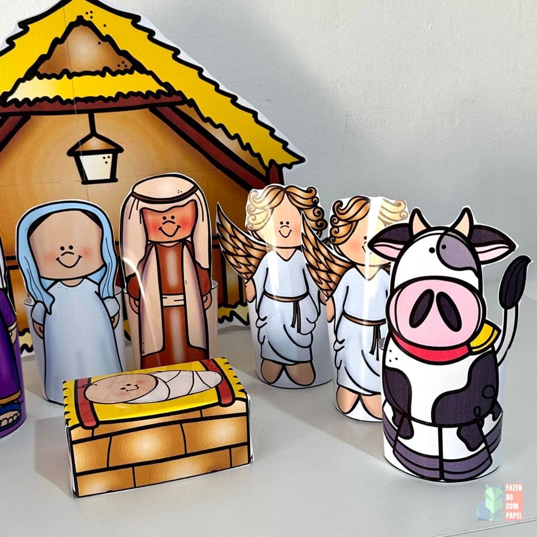 Presépio 3D Colorido — imagem 3