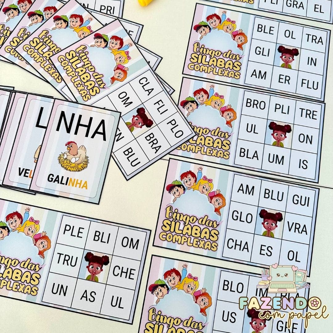 Bingo Sílabas Complexas — imagem 4
