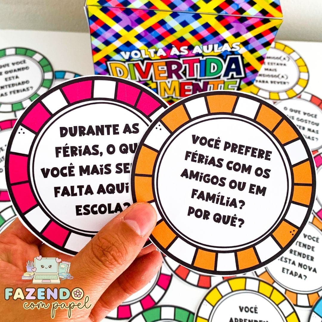 Dinâmica Volta às Aulas Divertidamente — imagem 5