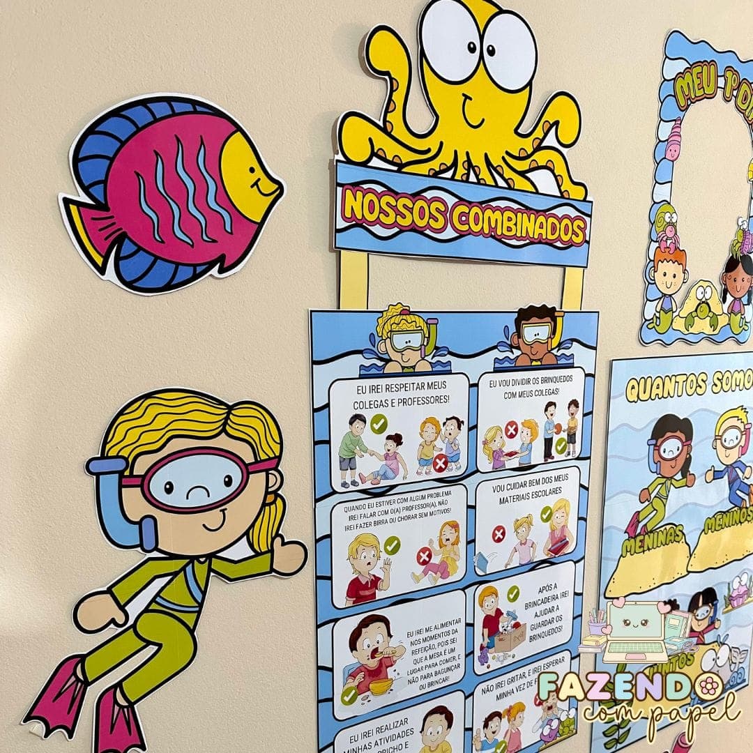 Kit Sala Fundo do Mar — imagem 4