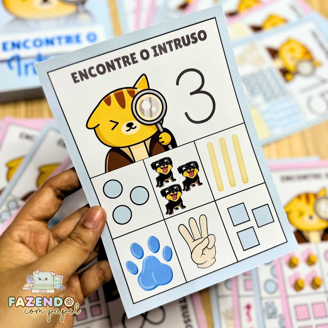 Encontre o Intruso Numerais — imagem 3