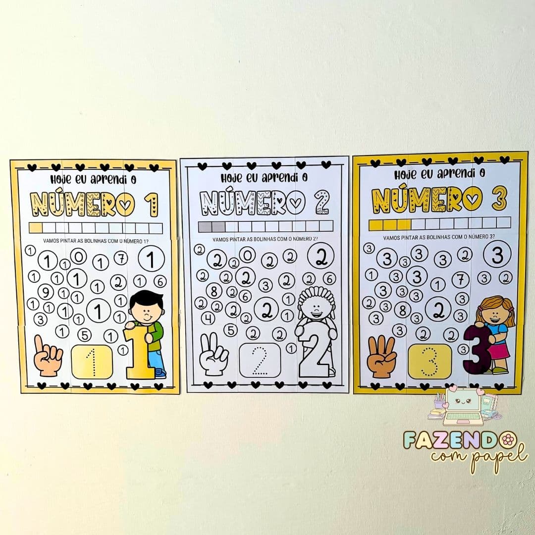 Cartaz Numerais de 1 a 10 — imagem 2