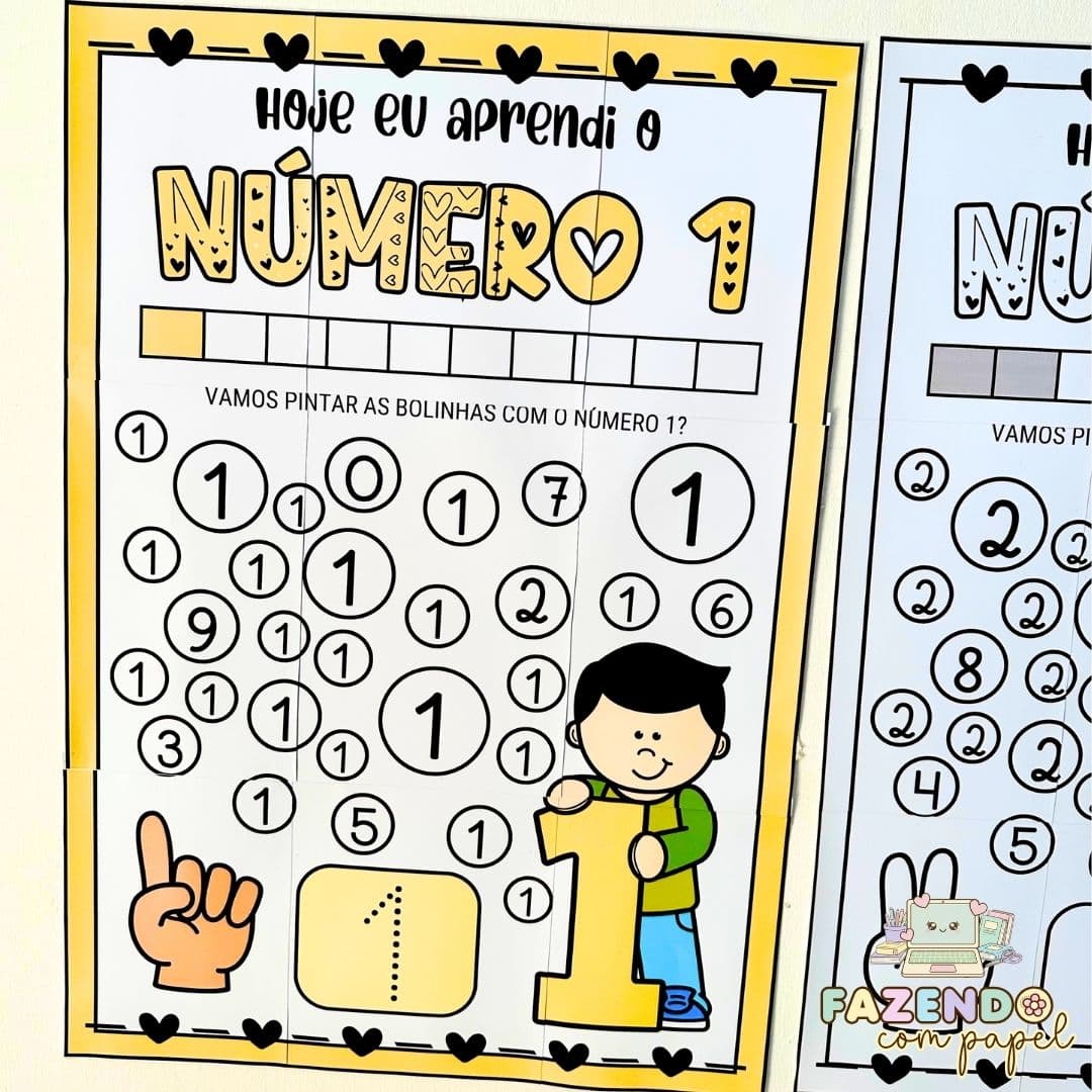 Cartaz Numerais de 1 a 10 — imagem 3