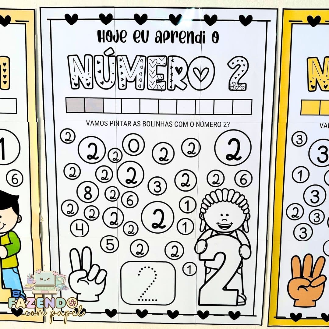 Cartaz Numerais de 1 a 10 — imagem 4