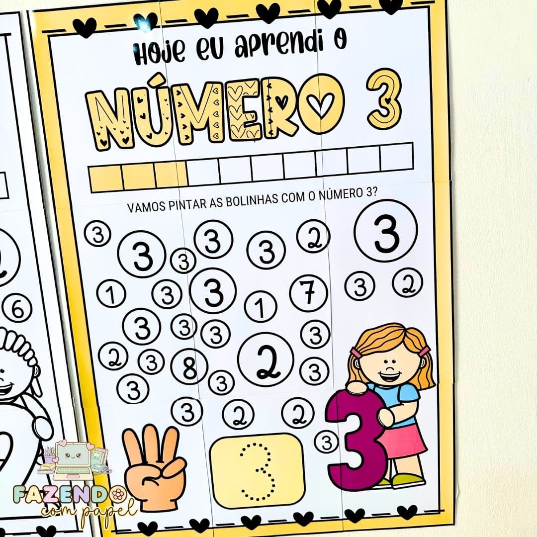Cartaz Numerais de 1 a 10 — imagem 5