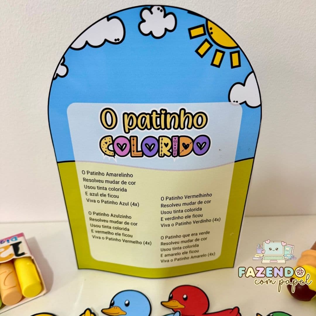 Luva Patinho Colorido — imagem 3