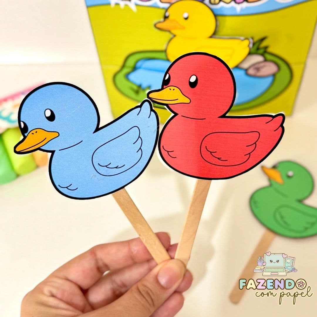 Luva Patinho Colorido — imagem 4
