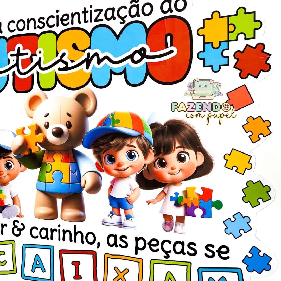 Painel Autismo (Quebra-Cabeça) — imagem 3