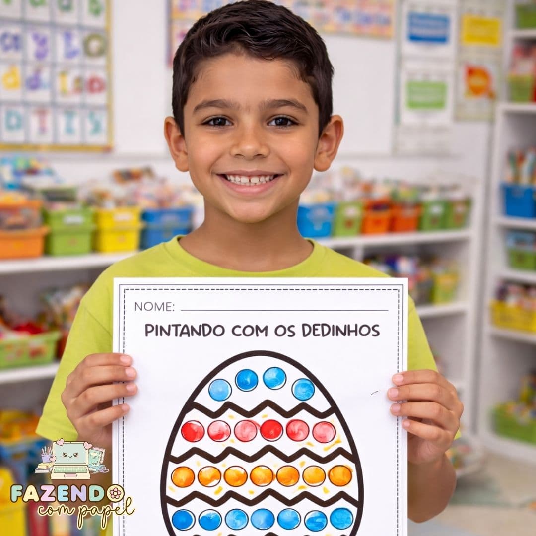 Pintando com os Dedinhos (Páscoa) — imagem 4