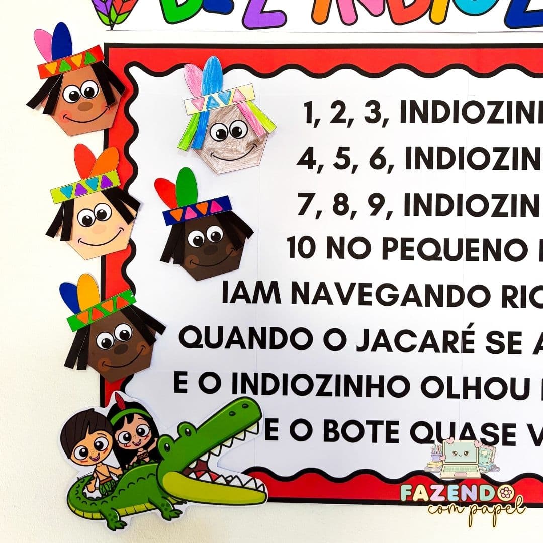 Cartaz 10 Indiozinhos — imagem 2