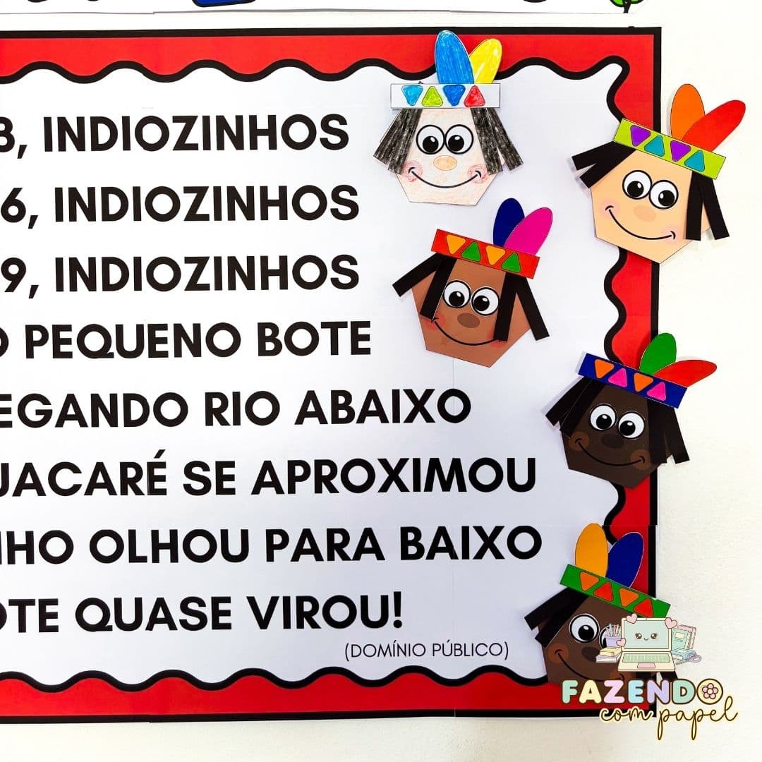Cartaz 10 Indiozinhos — imagem 3