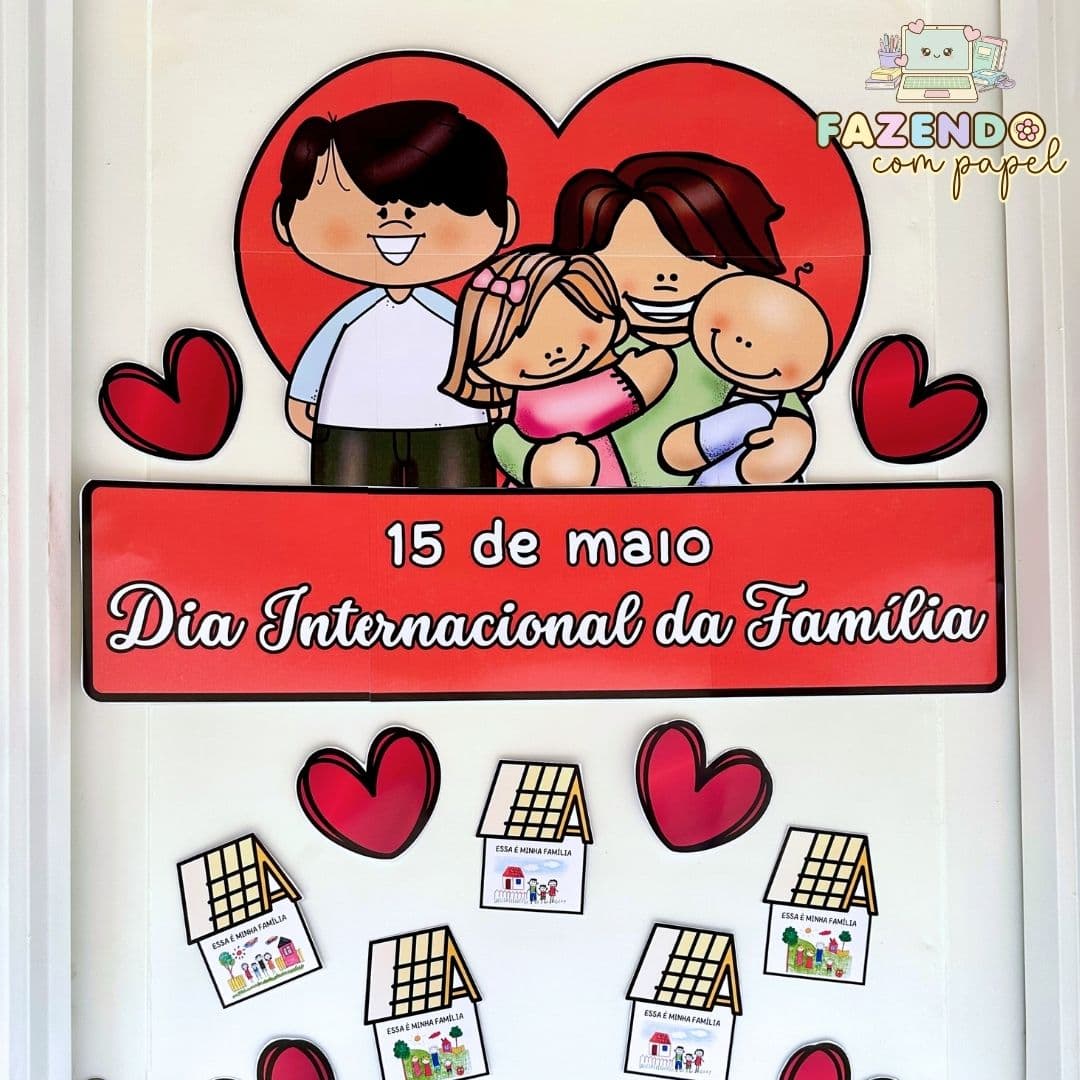 Decoração de Porta Dia da Família — imagem 2